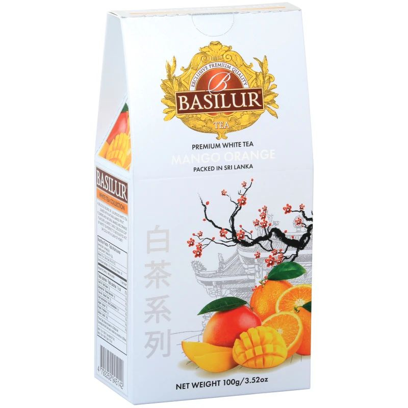 Чай белый BASILUR, Манго и апельсин. 100г. Шри-Ланка #1