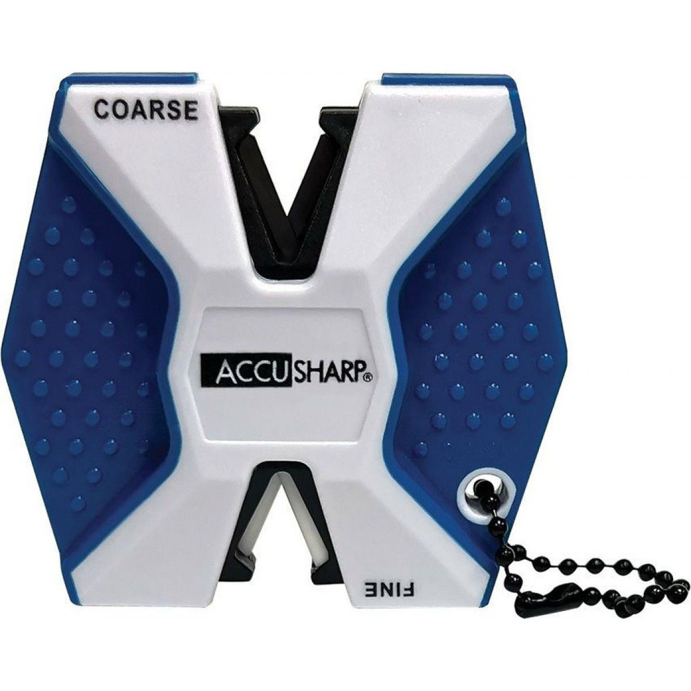 Компактная точилка AccuSharp 2-Step Carbide-Ceramic Knife Sharpener (синий) #1