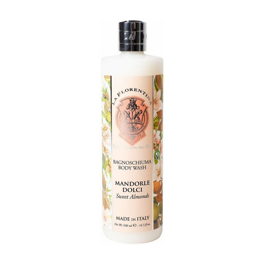 La Florentina Body Wash Sweet Almonds Пена для ванн увлажняющая с оливковым маслом и экстрактом Сладкого #1