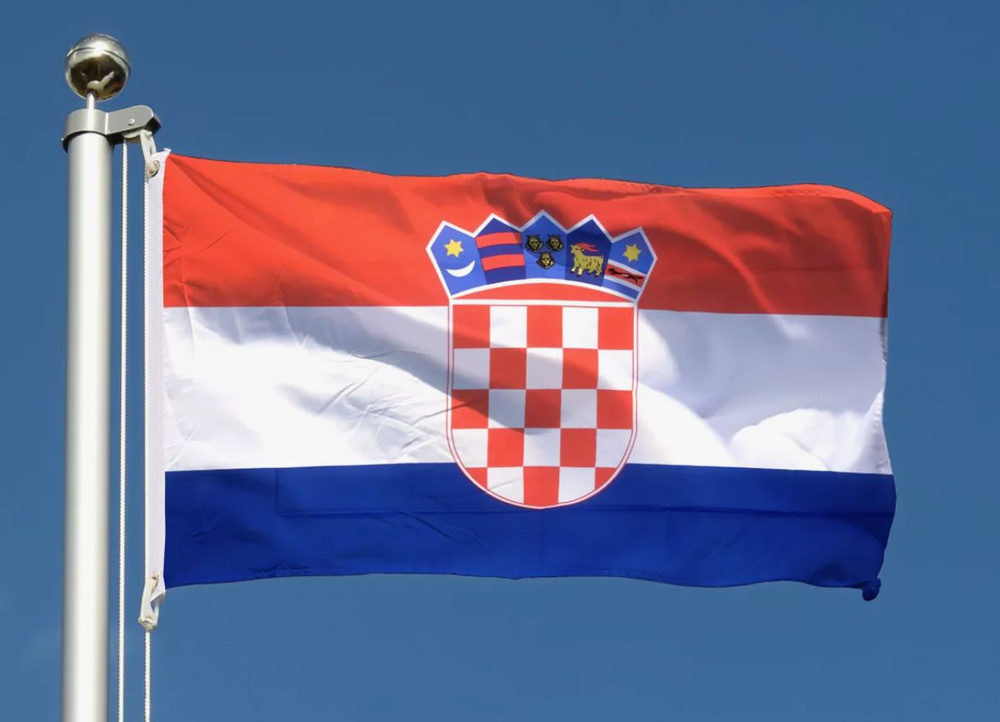 Флаг Хорватии 40х60 см с люверсами #1