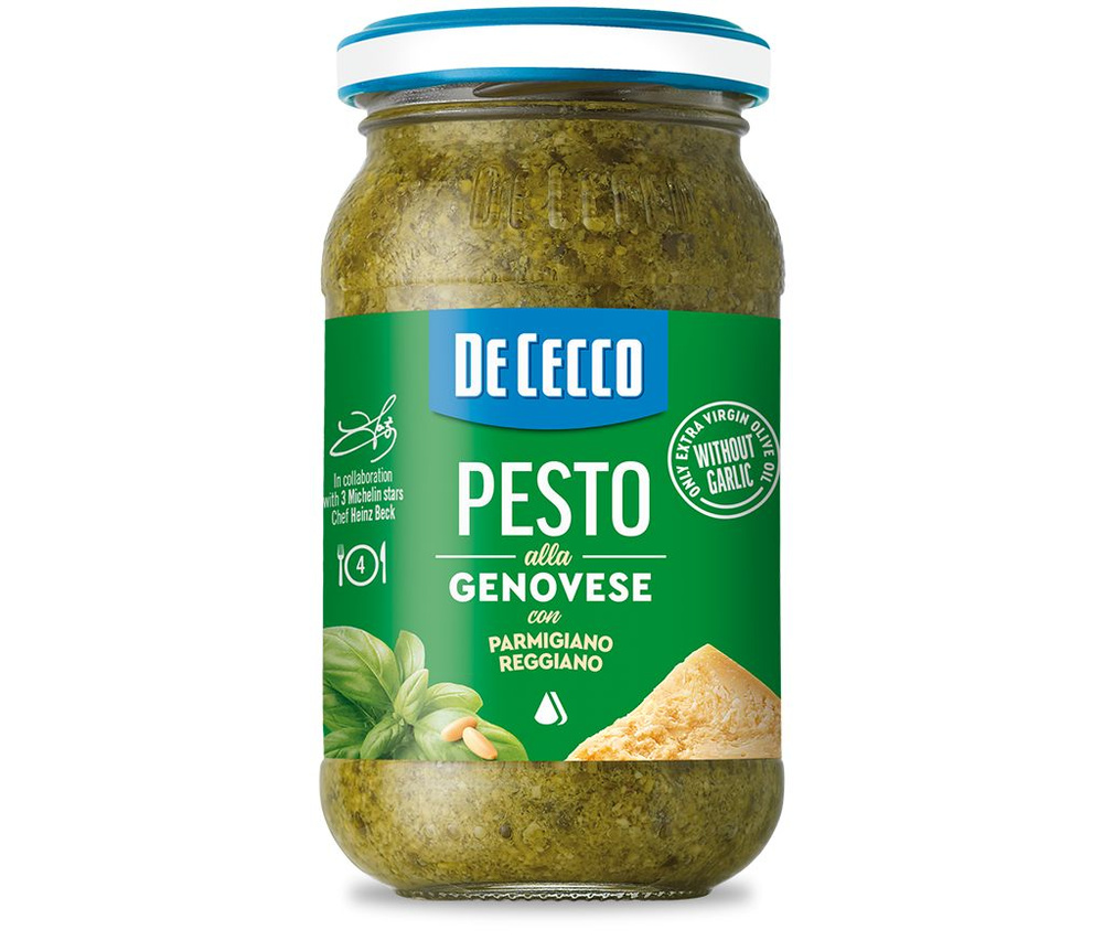 Соус Песто Классический, Pesto с базиликом, кедровыми орехами и оливковым маслом, 190 г.  #1