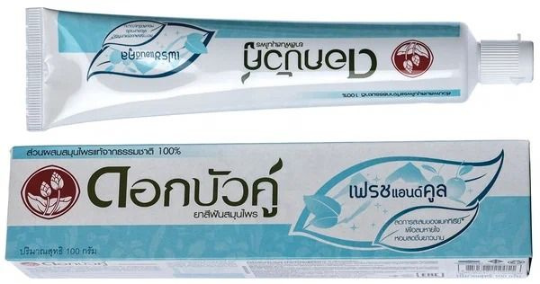 Тайская зубная паста Twin Lotus "Herbal Fresh & Cool", 100гр. #1