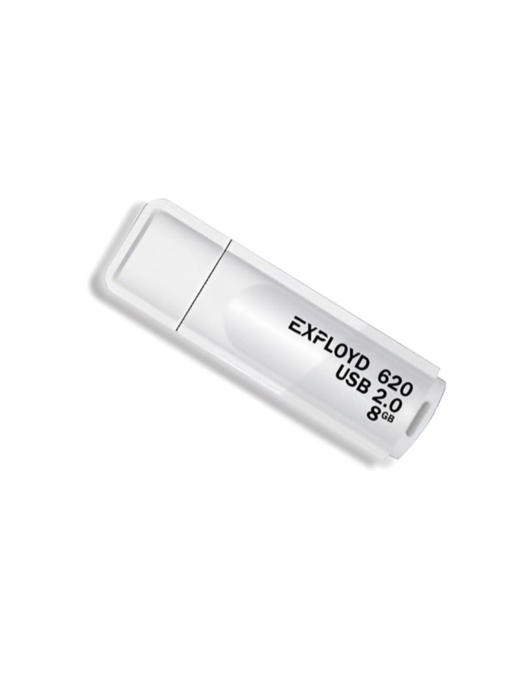 флеш-накопитель USB 2.0 8GB Exployd 620 (EX8GB620White) / флешка USB #1