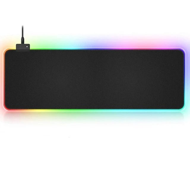 RGB Игровой коврик для мыши коврик для мыши, XXL, черный #1