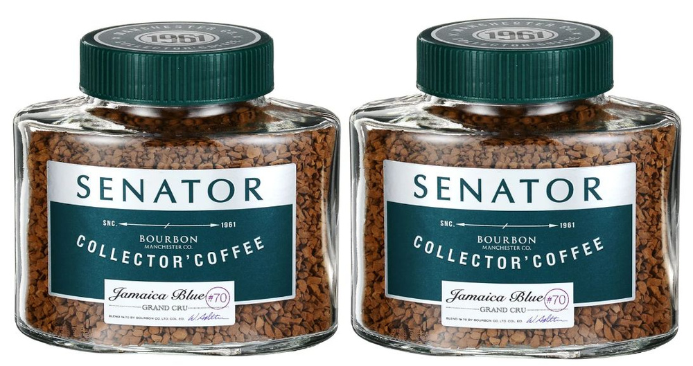 Кофе Senator Jamaica Blue растворимый, 90 гр - 2 штуки #1