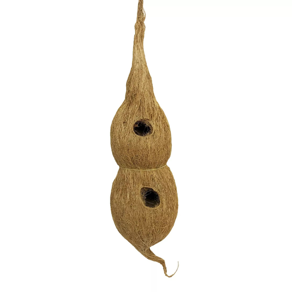 Гнездо птичье из кокосового волокна Fibre family, большое двойное DL  #1