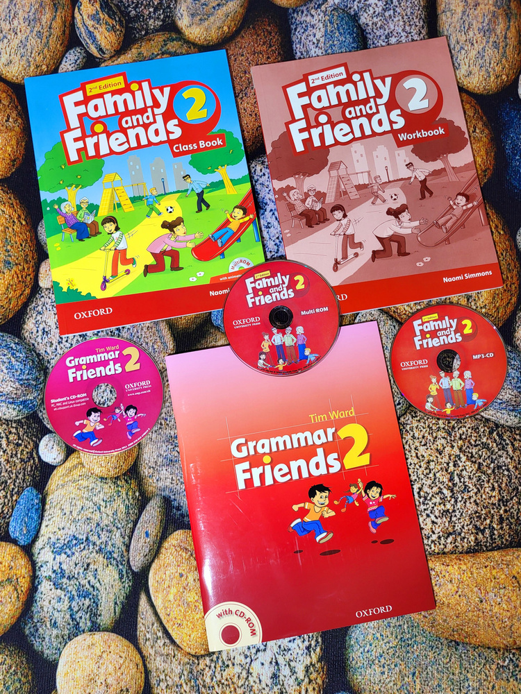 Family and Friends 2 + Grammar Friends 2, Class Book - Учебник, Work Book - Рабочая Тетрадь, Grammar #1
