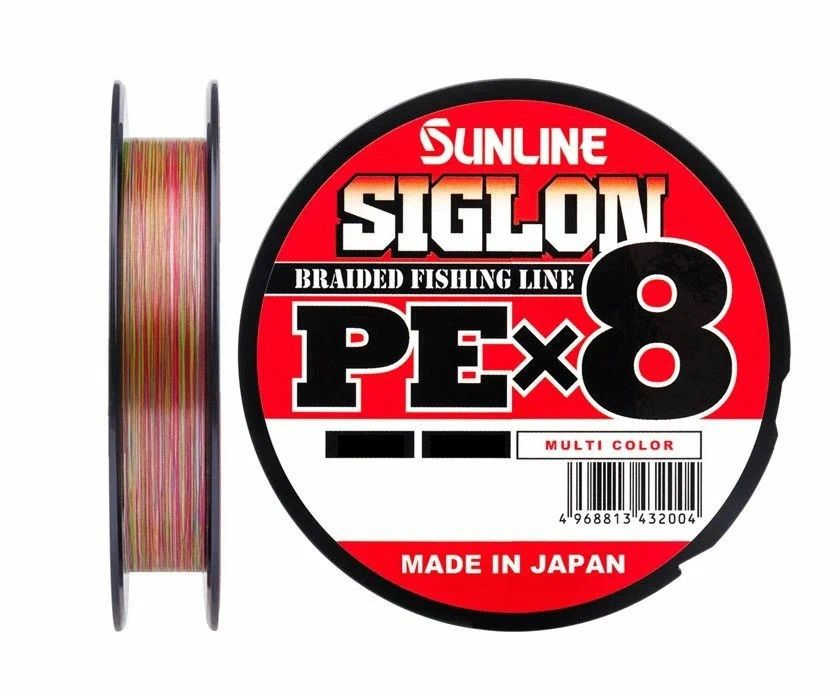 Шнур плетенный SUNLINE Siglon PE x8 100m #0.5 (0.121mm) 3.3kg Multi Color #1