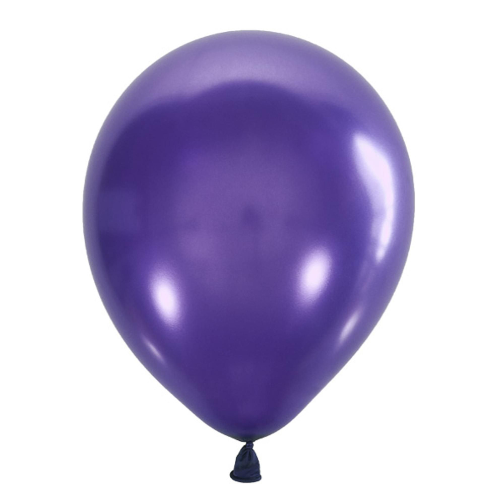 Воздушный шар 12"/30см Металлик PURPLE 023 100шт #1