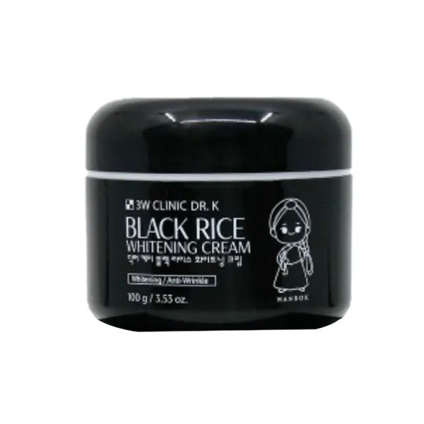 Отбеливающий крем c экстрактом черного риса 3W Clinic Dr. K Black Rice Whitening Cream, 100мл  #1