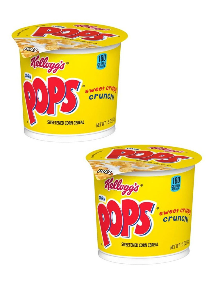 Готовый завтрак Kellogg's Corn Pops стакан, 42 гр х 2 шт #1