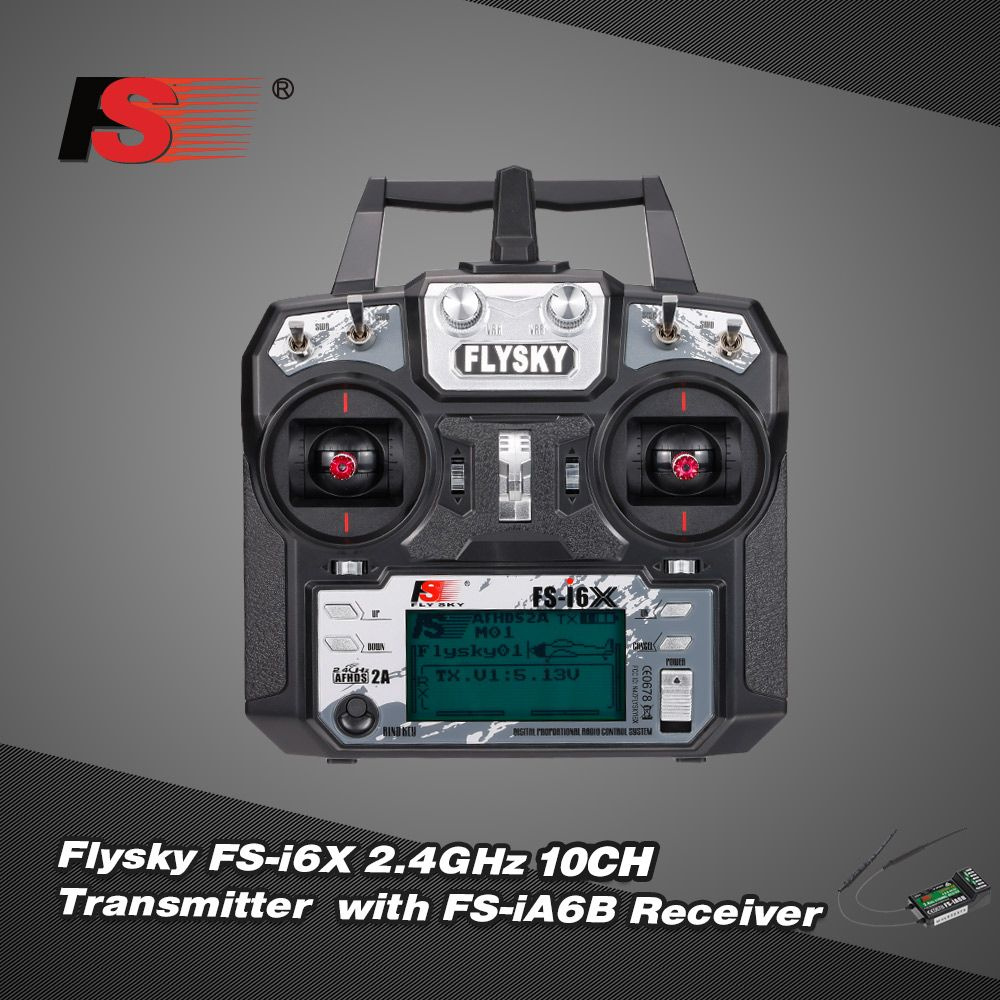 Flysky FS-i6X 2.4GHz 10CH AFHDS 2A RC передатчик #1