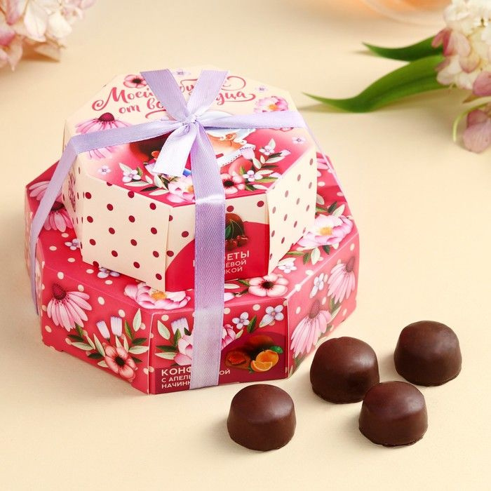 Конфеты шоколадные с начинкой "Моей бабушке", 150 г. / 10055111  #1