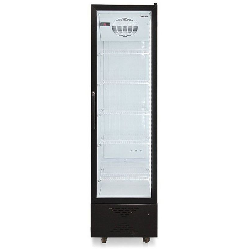 Холодильная витрина Бирюса Б-B300D 1-нокамерн. черный глянц.  #1