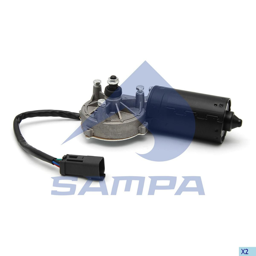 Мотор-редуктор стеклоочистителя SCANIA 4 series переднего SAMPA  #1