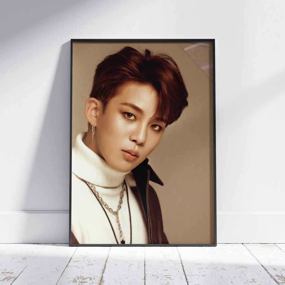 Плакат на стену для интерьера ATEEZ (Уен - Wooyoung 8) - Постер по K-POP музыке формата A3 (30x42 см) #1