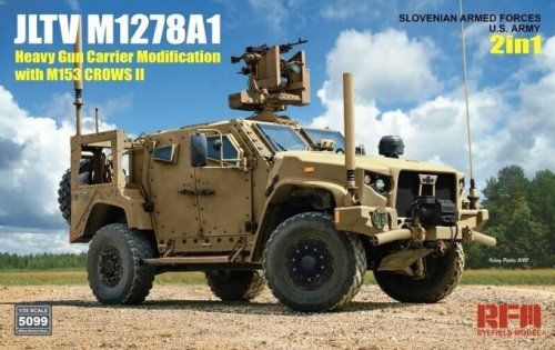 Бронеавтомобиль JLTV M1278A1 Heavy Gun Carrier Modification (HGC) with M153 CROWS II 2in1 (1/35)  #1