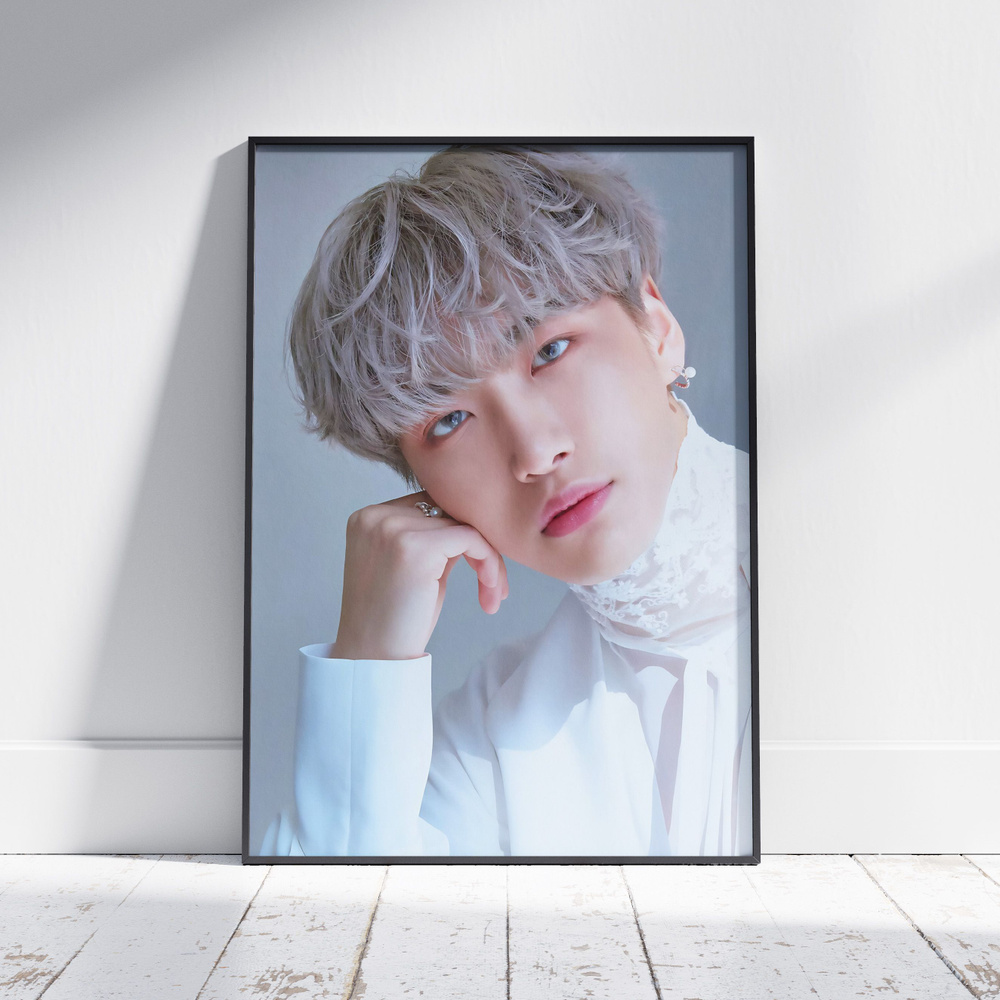 Плакат на стену для интерьера ATEEZ (Сонхва - Seonghwa 9) - Постер по K-POP музыке формата A3 (30x42 #1