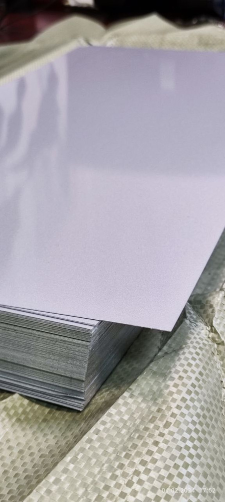 Анодированный алюминиевый лист для лазерной гравировки 610х305х0,45 мм  #1