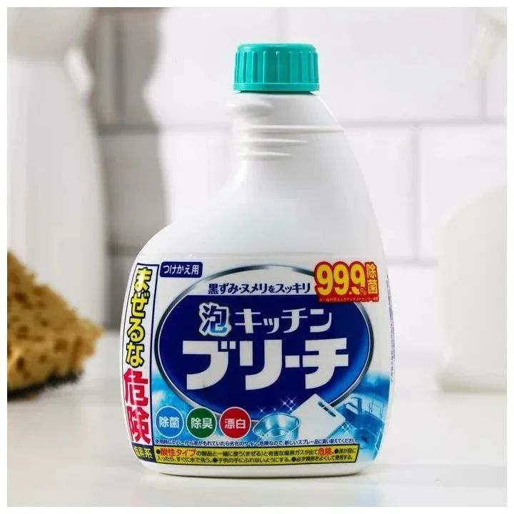 Mitsuei Универсальное кухонное моющее и отбеливающее средство Япония, сменка, 400мл  #1