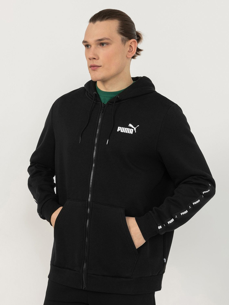 Толстовка PUMA ESS+ Tape Full-Zip Hoodie #1