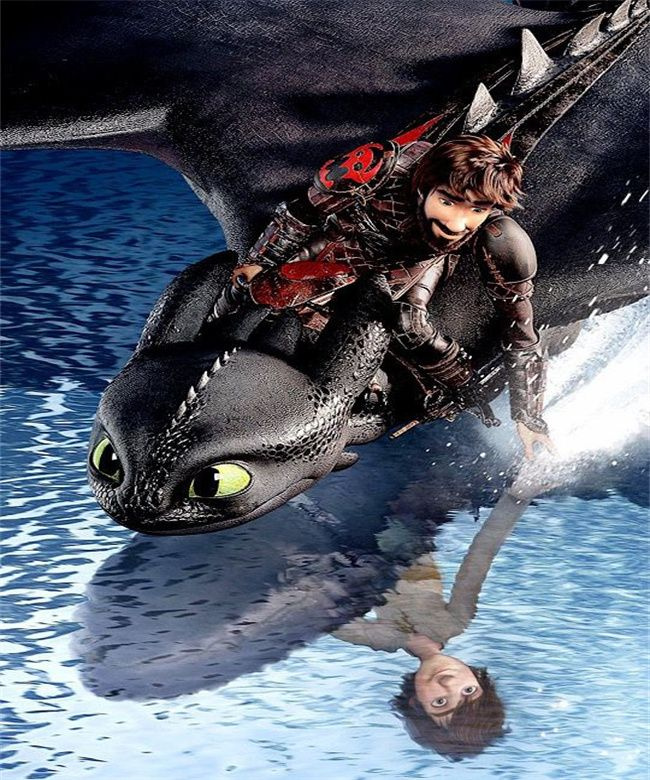 Алмазная мозаика "как приручить своего дракона / How to train your dragon" картина стразами алмазная #1