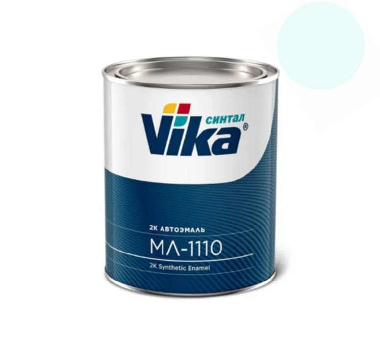 Автоэмаль МЛ-1110 "Vika" белая 202 (0,8кг) #1