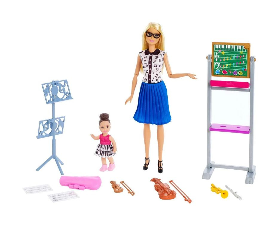 Набор игровой Barbie Кем быть Учитель музыки FXP18 Барби #1