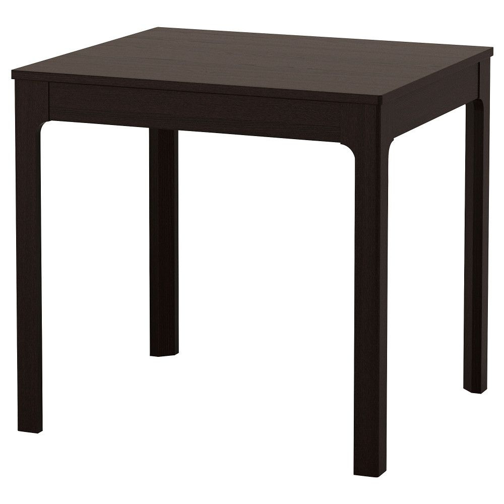 Раздвижной стол, темно-коричневый 80/120x70 см IKEA ЭКЕДАЛЕН 303.578.33  #1