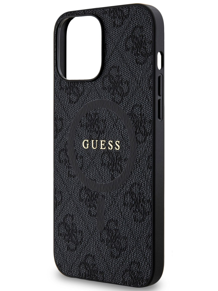 Чехол Guess PU leather MagSafe на Apple iPhone 13 Pro Max / для Айфон 13 Про Макс из экокожи, с функцией #1