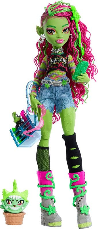 Кукла Monster High Venus базовая Венера МакФлайтрап с питомцем #1