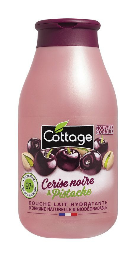 Увлажняющее молочко для душа с ароматом вишни и фисташки Moisturizing Shower Milk - Cerise Noire & Pistache, #1
