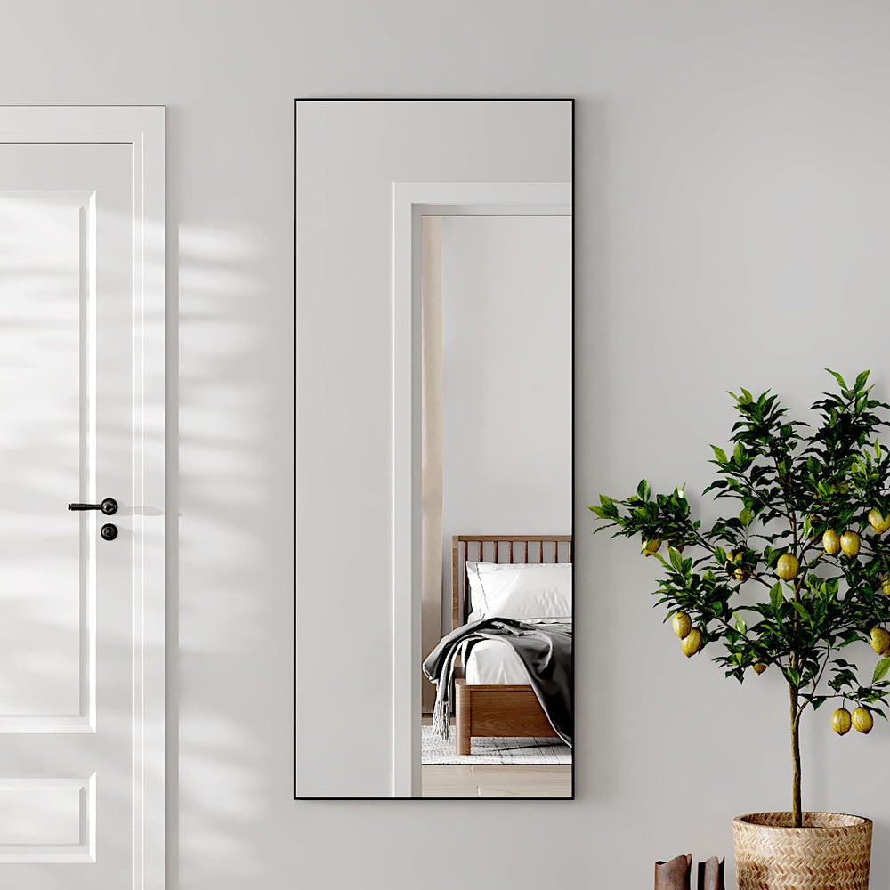 Декоративное интерьерное зеркало в раме большое прямоугольное на стену в спальню, TODA ALMA 160х60 см. #1