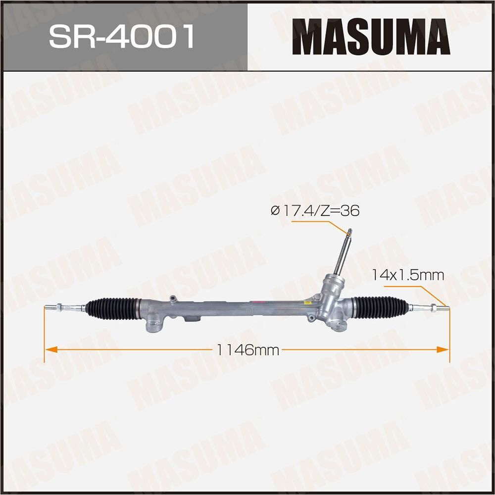 Рейка рулевая MASUMA (левый руль), SR-4001 #1