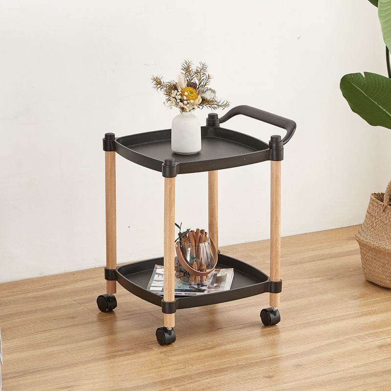 Этажерка столик сервировочный на колесиках,Стойка для тележки,напольный стеллаж, для хранения вещей мелочей #1