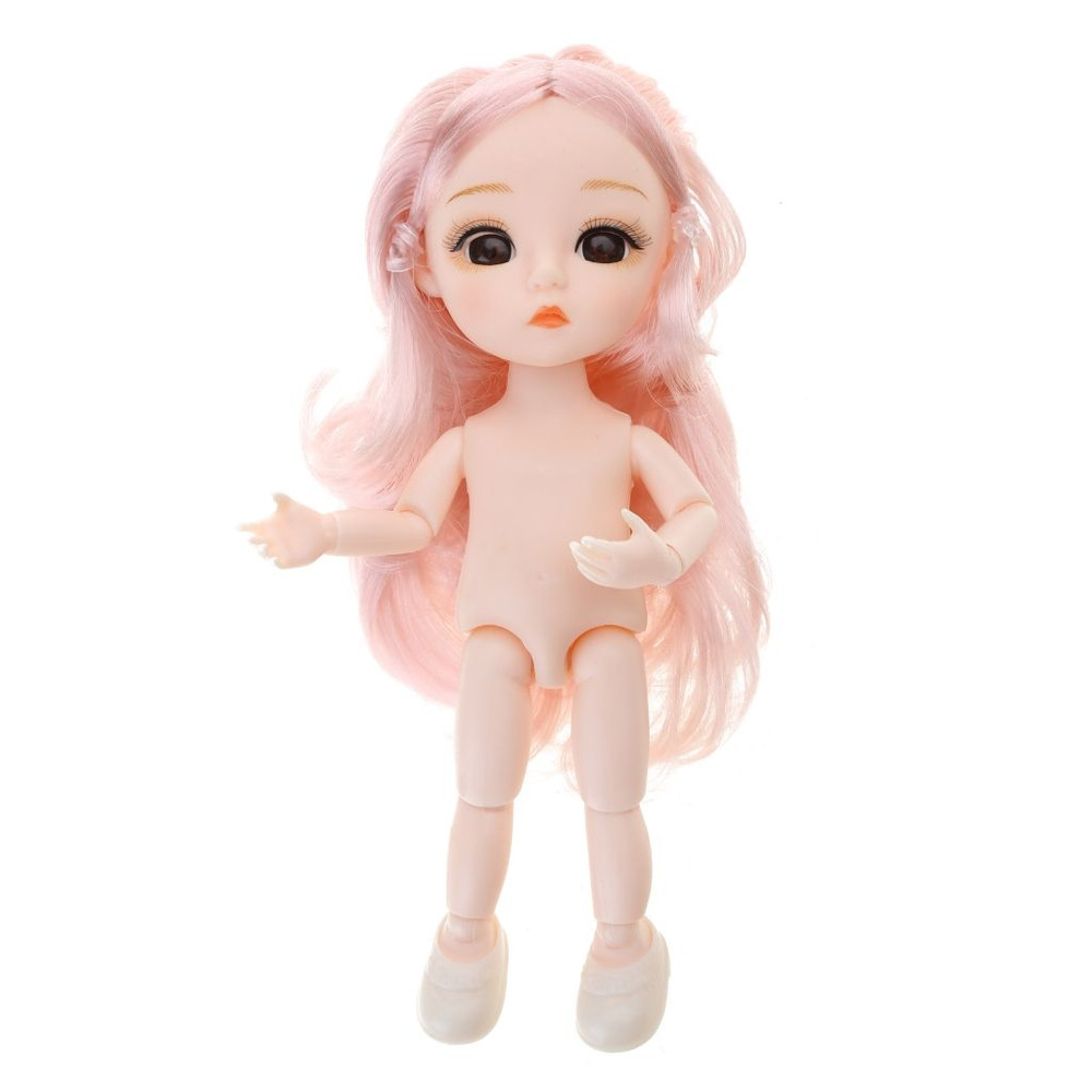 (1 штука) Кукла naked baby toy 16 см-Голый малыш 5 #1