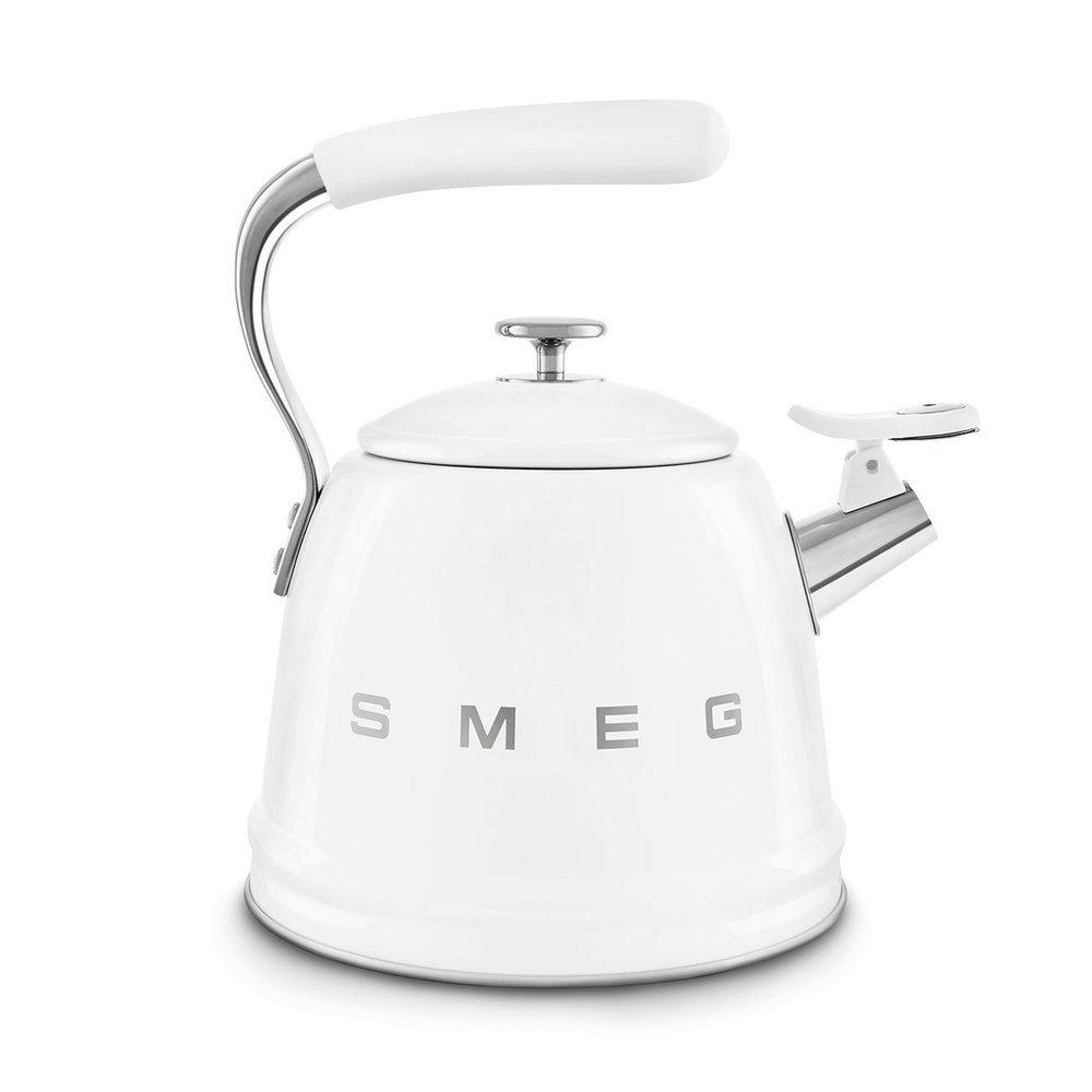 Чайник со свистком Smeg CKLW2001WH #1