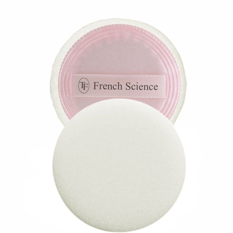 Пуховки для пудры TF Cosmetics "French Science", круглые, 2 шт (CTT17) #1