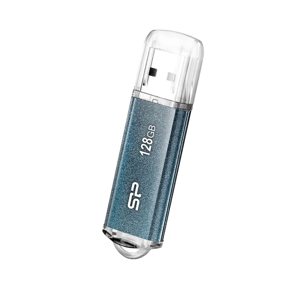 Silicon Power USB-флеш-накопитель Marvel M01, 128b Super Speed, USB 3.2 Gen 1, 128 ГБ, голубой  #1
