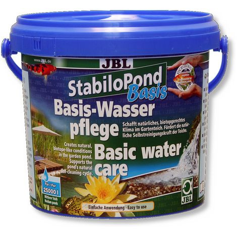 JBL StabiloPond Basis - Препарат для стаб. парам. воды в садовых прудах, 2,5 кг на 25000л  #1