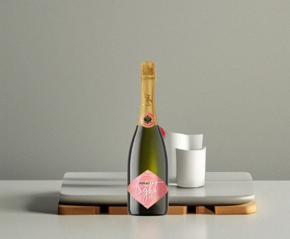 Безалкогольное шампанское ABRAU Light Rose Zero, Абрау Лайт Розовое Зеро 0,75. В упаковке 3 бутылки! #1