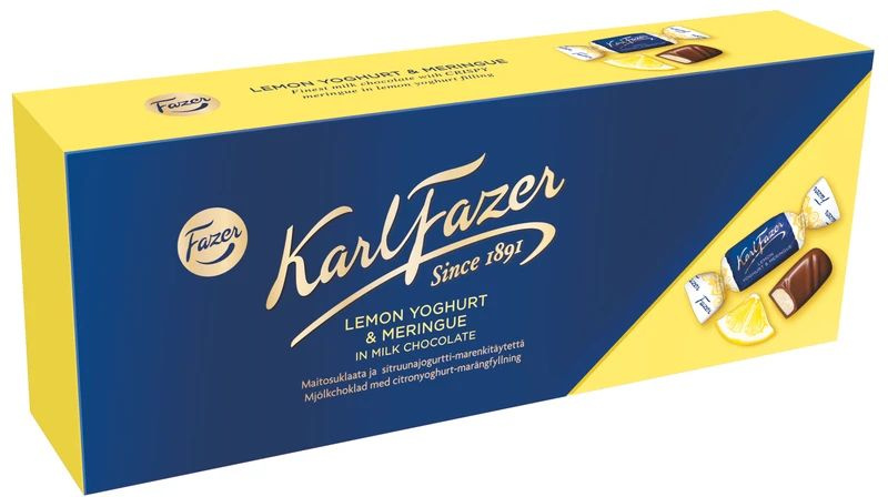 Конфеты Karl Fazer шоколадные, Лимонный йогурт и безе 270 гр (Финляндия)  #1