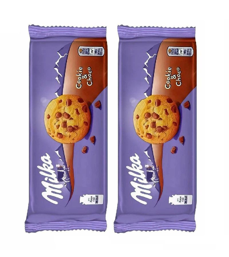 Печенье Milka Choco & Cookie с шоколадной крошкой, 135 г х 2 шт #1