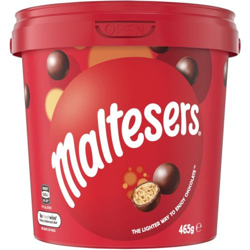 Maltesers шоколадные драже в ведерке 440g #1