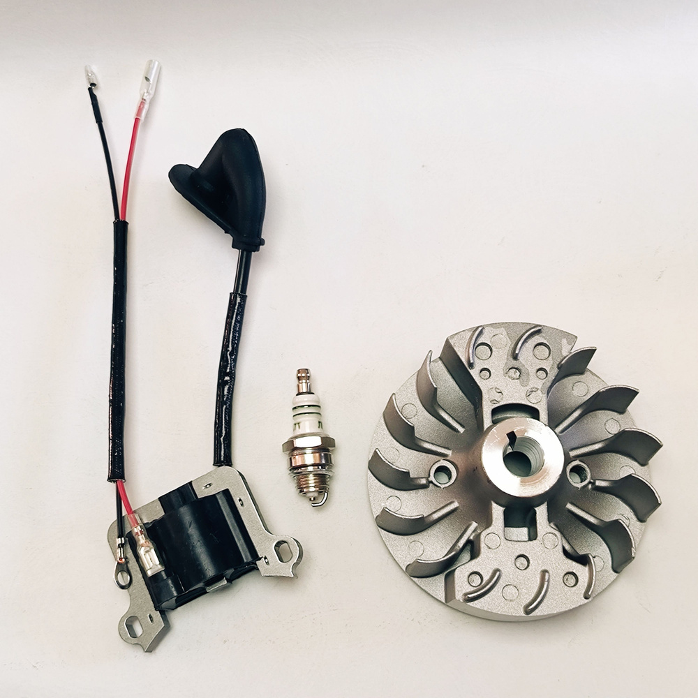 Катушка зажигания + Маховик(магнит) + Свеча для Китайских Бензокосилок ...