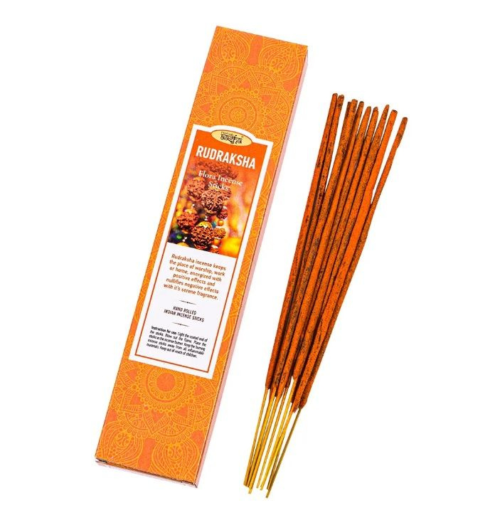 RUDRAKSHA, Flora Incense Sticks, Aasha Herbals (Ароматические палочки РУДРАКША, Ааша Хербалс), уп. 10 #1