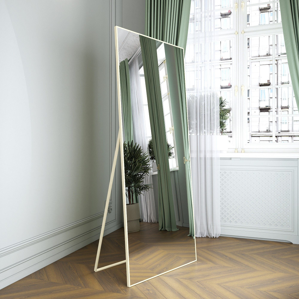 Напольное зеркало во весь рост декоративное в раме прямоугольное в прихожую или коридор TODA ALMA 170х70 #1