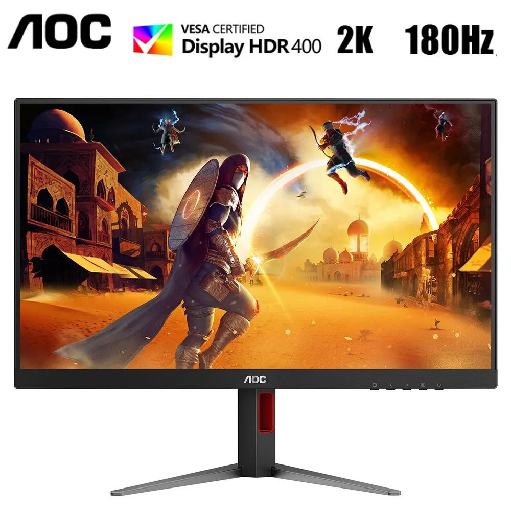 AOC 27" Монитор AOC Q27G4, черный #1