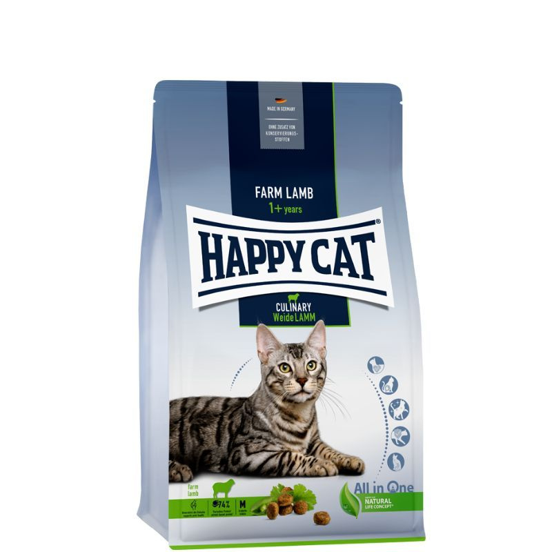 Happy Cat Culinary Weide Lamm для взрослых кошек с ягненком (10 кг.) #1