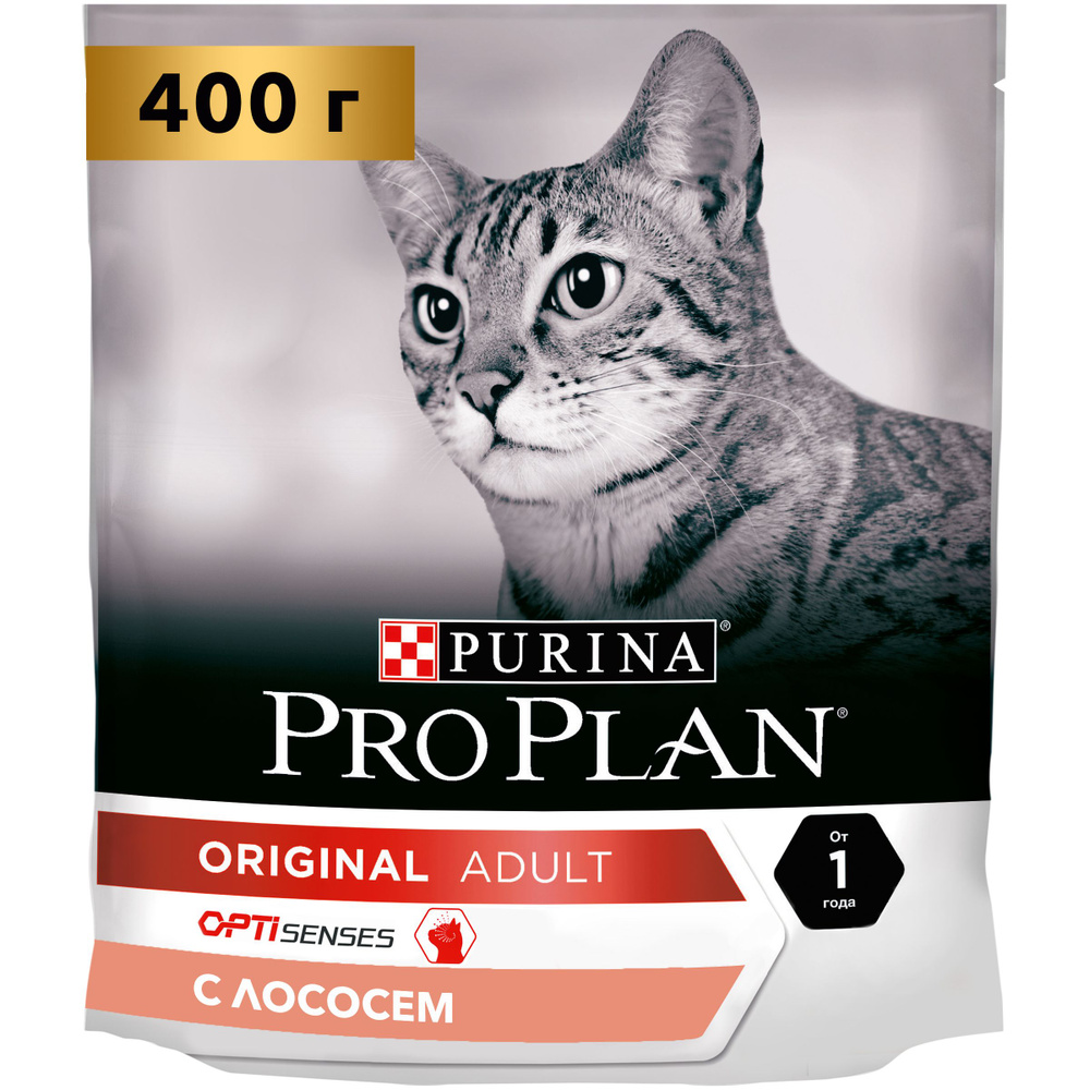 Pro Plan Original Лосось 400 гр Сухой Корм для Взрослых Кошек #1